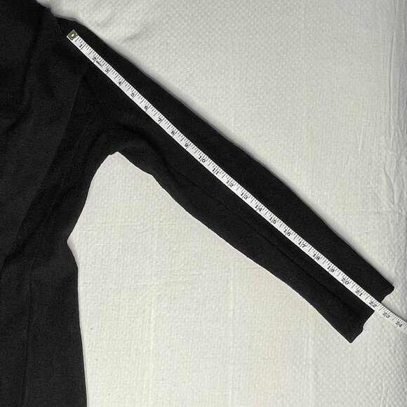 Jacob Black Drape‑Front Knit Cardigan (Small) - Picture 10 of 11